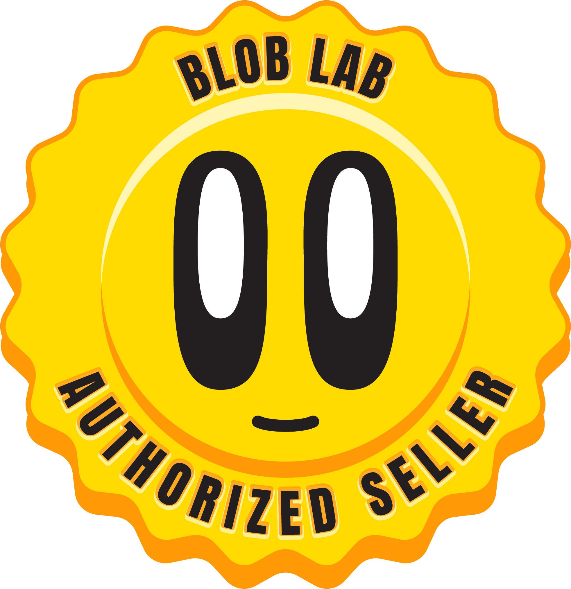 Blob Lab authorized seller badge