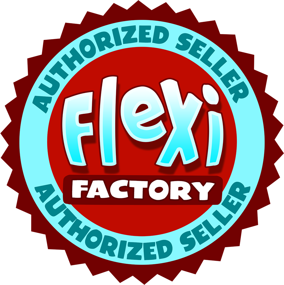 Flexi Factory authorized dealer badge