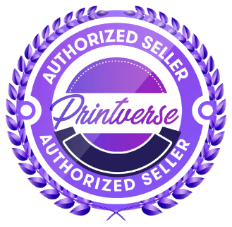 PrintVerse authorized seller badge