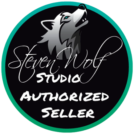 Steven Wolf Studio authorized seller badge